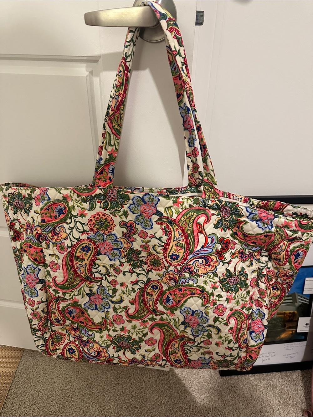 Knollton Tote in Vibrant Paisley